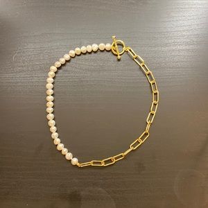 Pearl/Chain Necklace